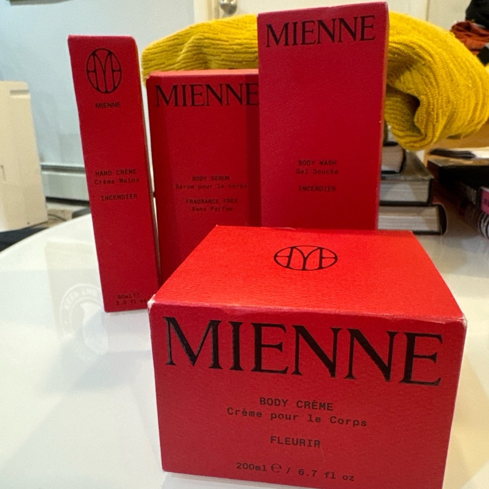MIENNE Body Bundle Brand New Sensual Body Cream , Serum, Wash And Hand Cream